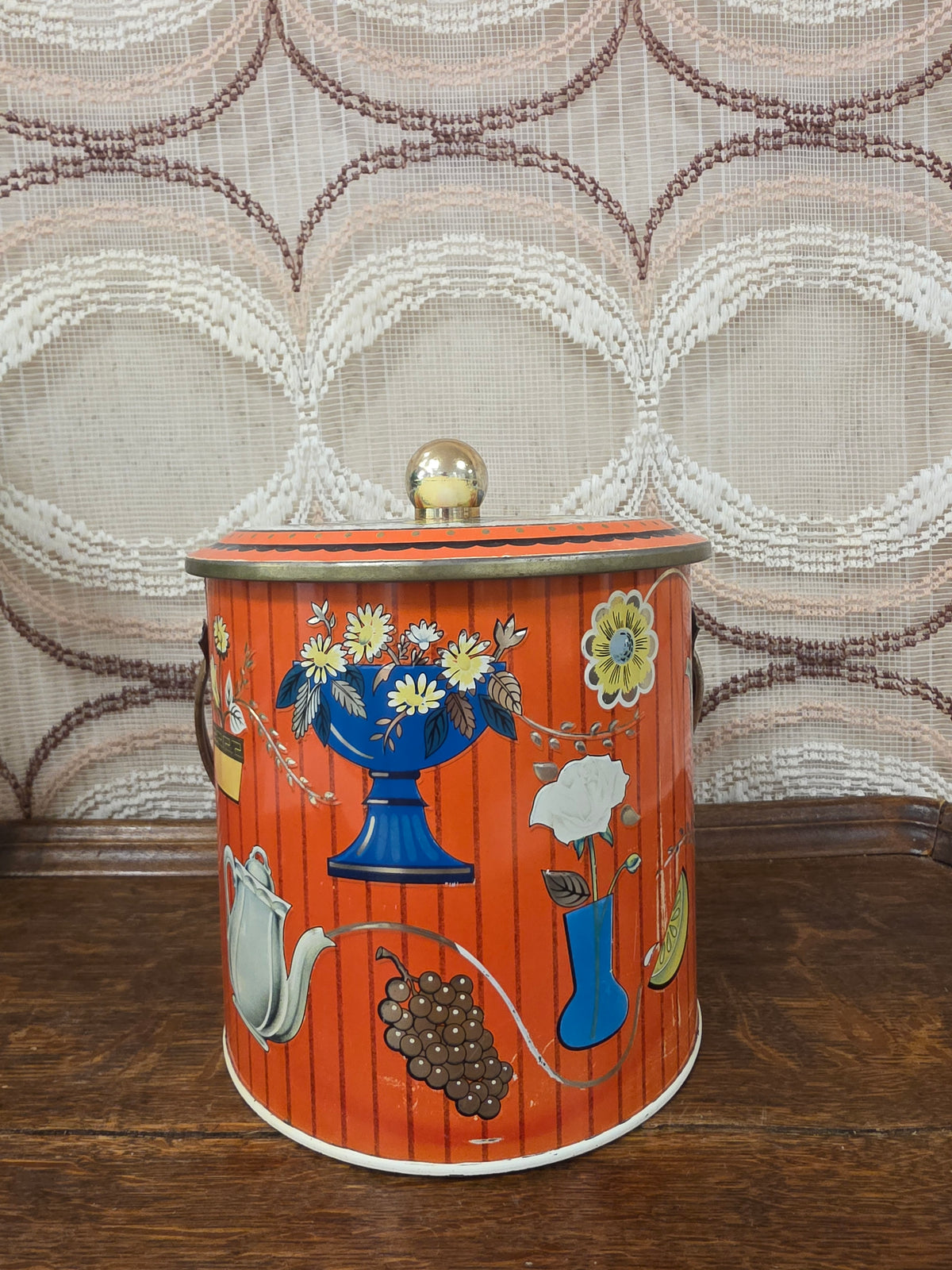 Vintage Baret Ware Art Grace blik met hengsel