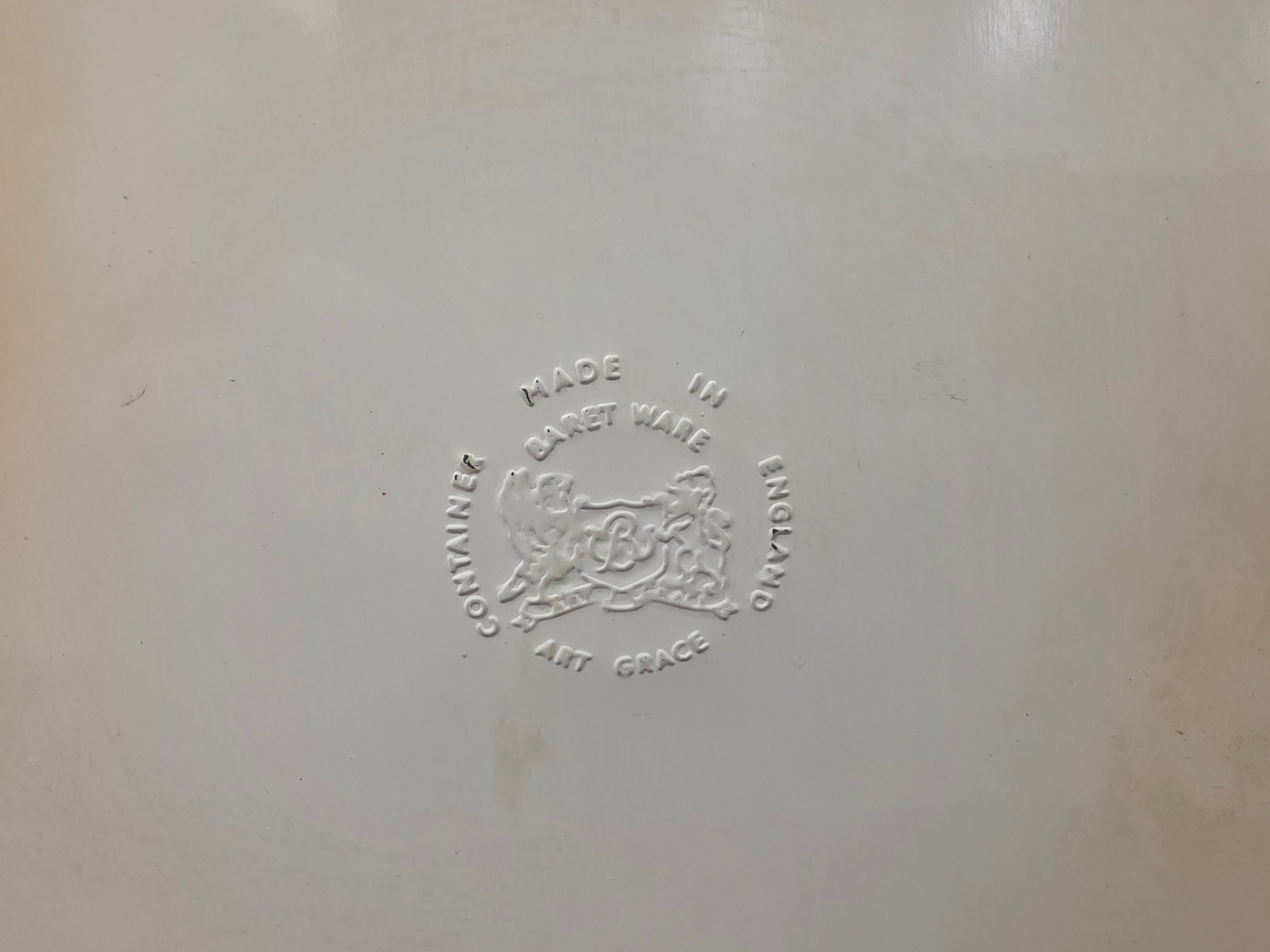 Vintage Baret Ware Art Grace blik met hengsel