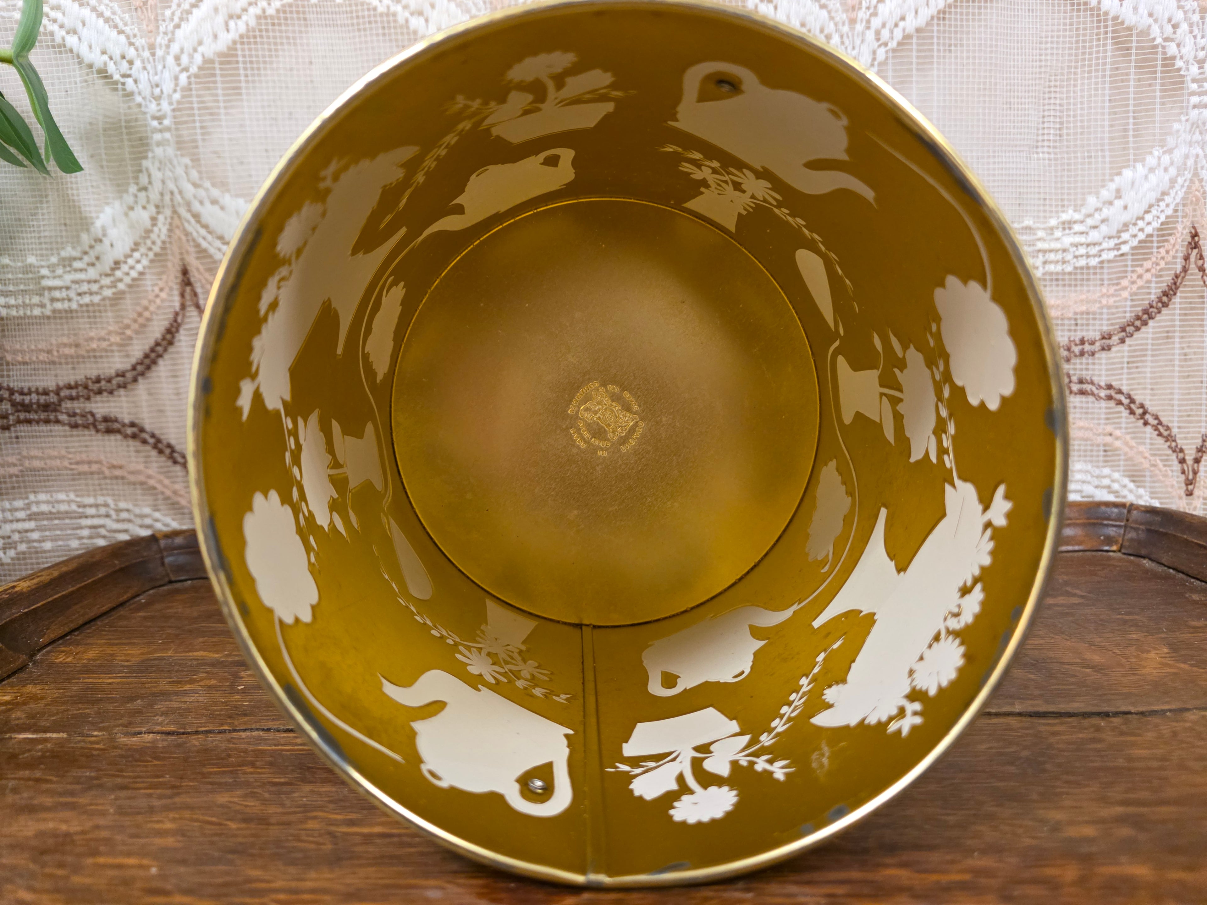 Vintage Baret Ware Art Grace blik met hengsel