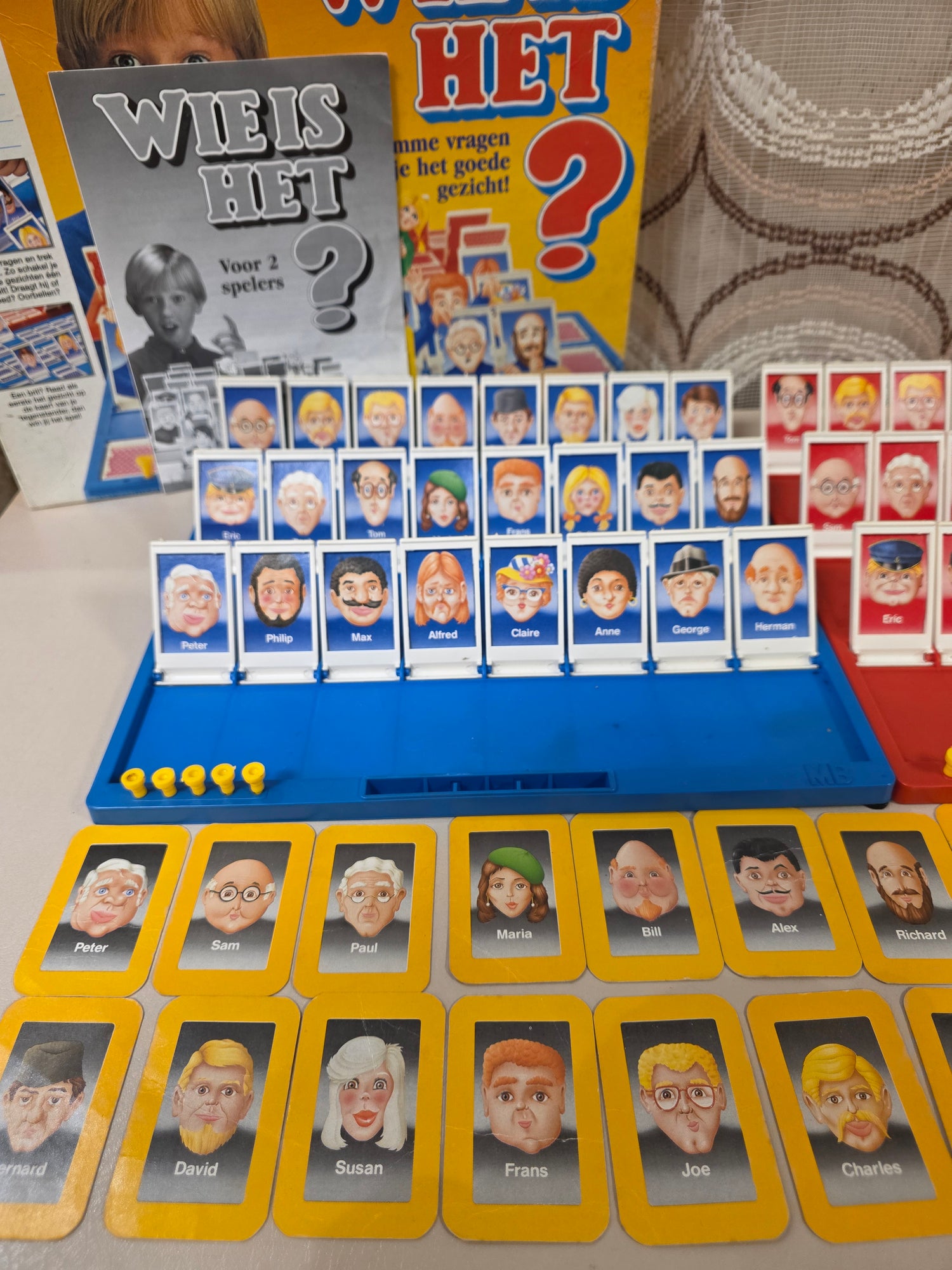 Vintage Wie is het? MB Spellen 1994