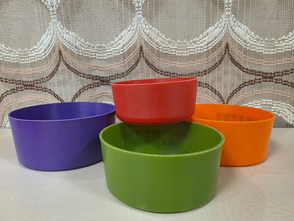 Kleurrijke snackbakjes set van 4