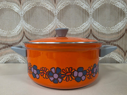 Vintage Brabantia Diane pan oranje
