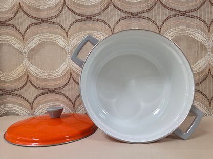 Vintage Brabantia Diane pan oranje