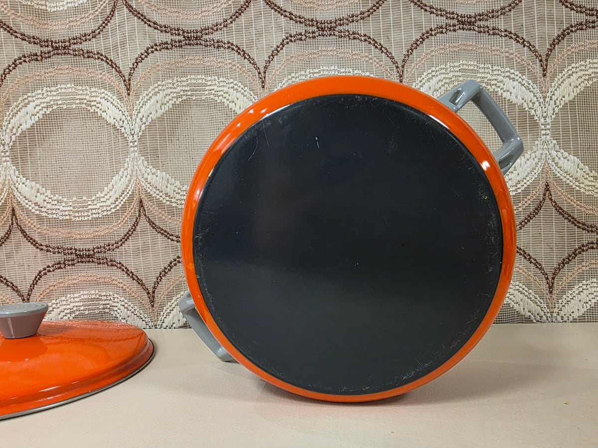 Vintage Brabantia Diane pan oranje