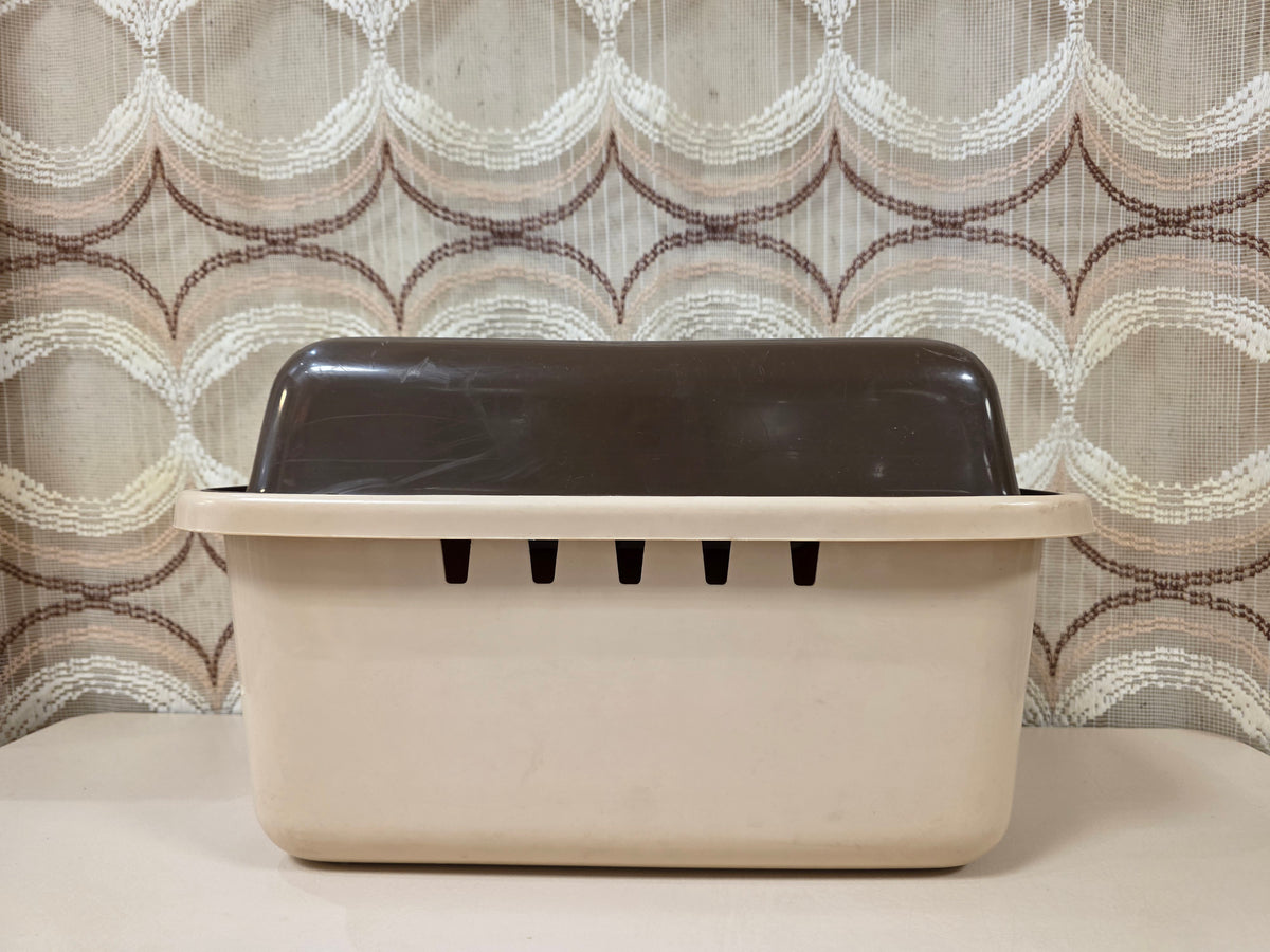 Vintage Curver aardappelbak beige bruin