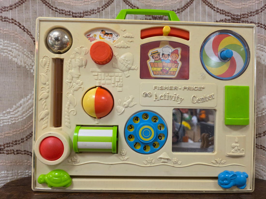 Fisher price vintage activity center rood