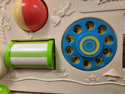 Rood Fisher-Price activity center met speelelementen voor de box, foto 3