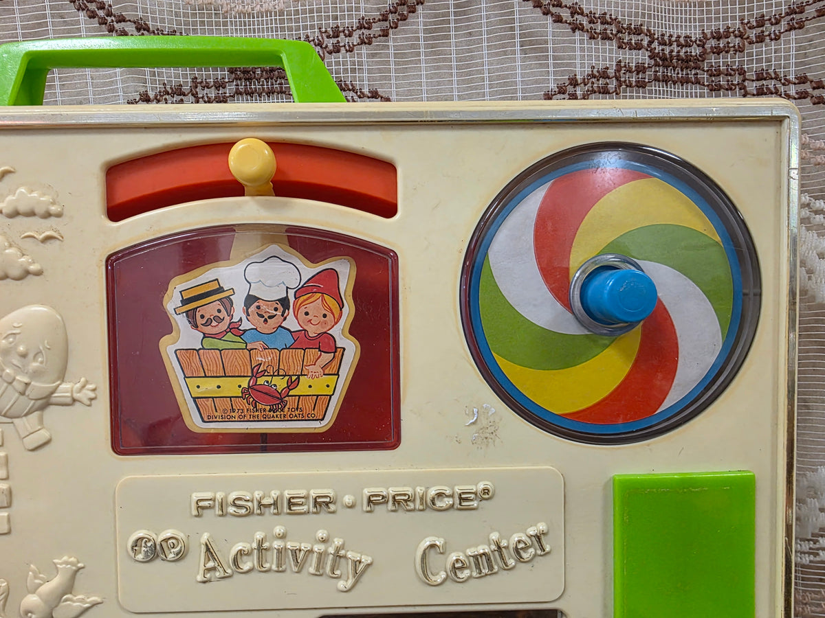 Rood Fisher-Price activity center met speelelementen voor de box, foto 5