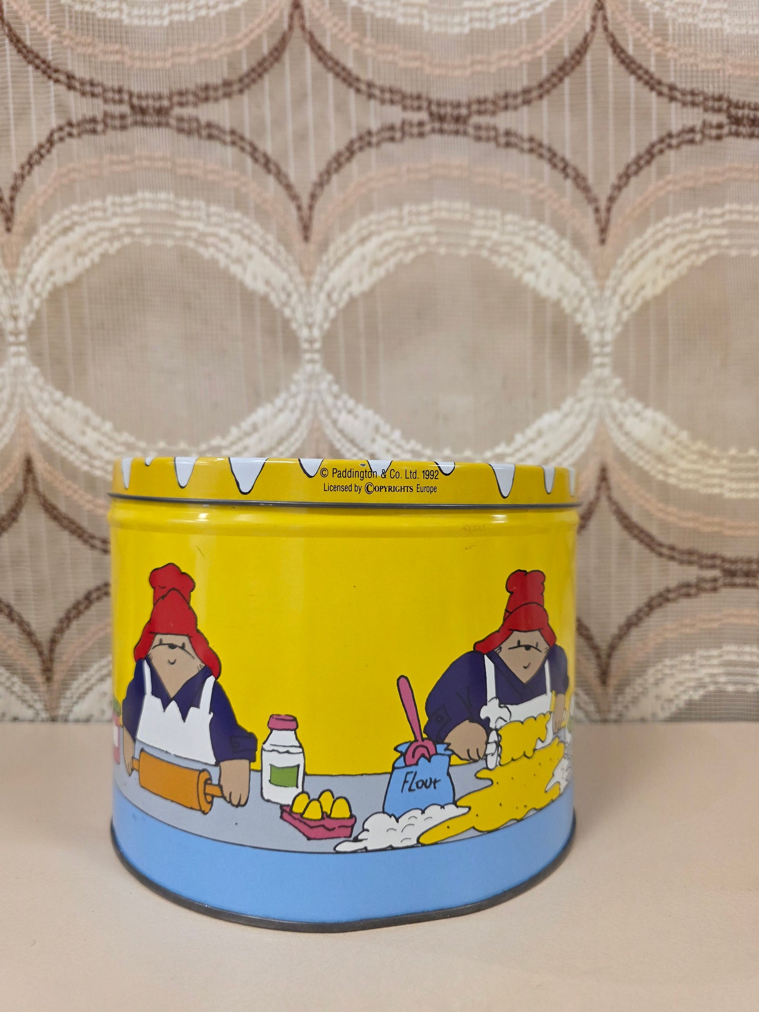 Vintage Paddington blik 1992 feest