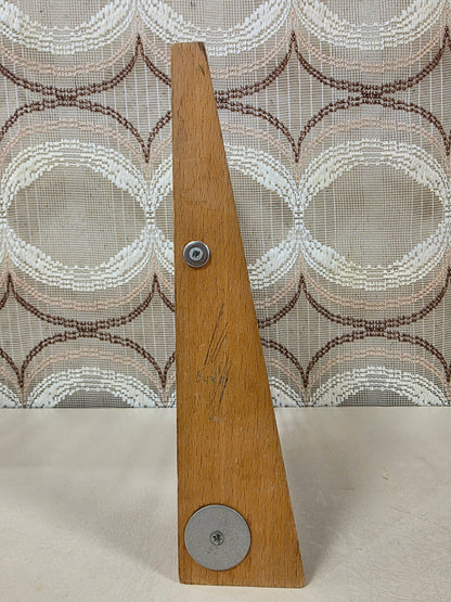 Vintage SIO houten telraam met gekleurde kralen