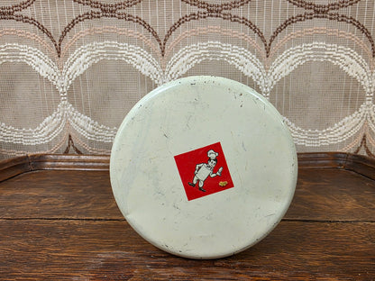 Vintage Bolletje Fabeltjeskrant blik – Meneer de Uil, Stoffel &amp; Droes