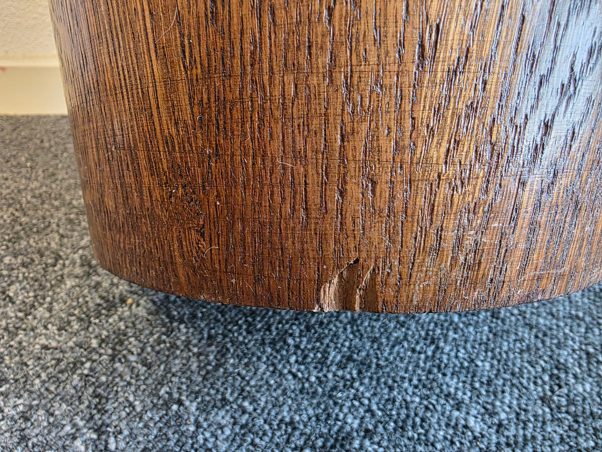 Zware houten paraplubak / plantenbak