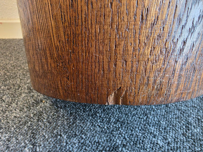 Zware houten paraplubak / plantenbak