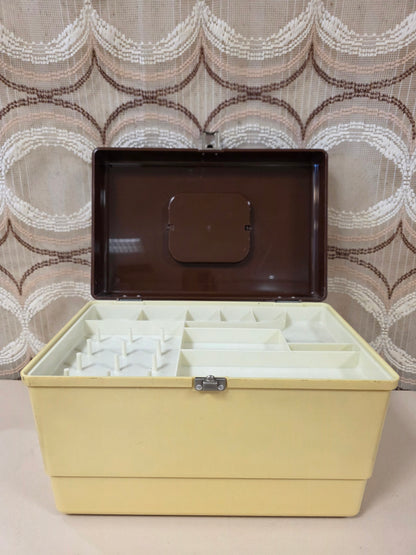 Curver naaibox bruin beige
