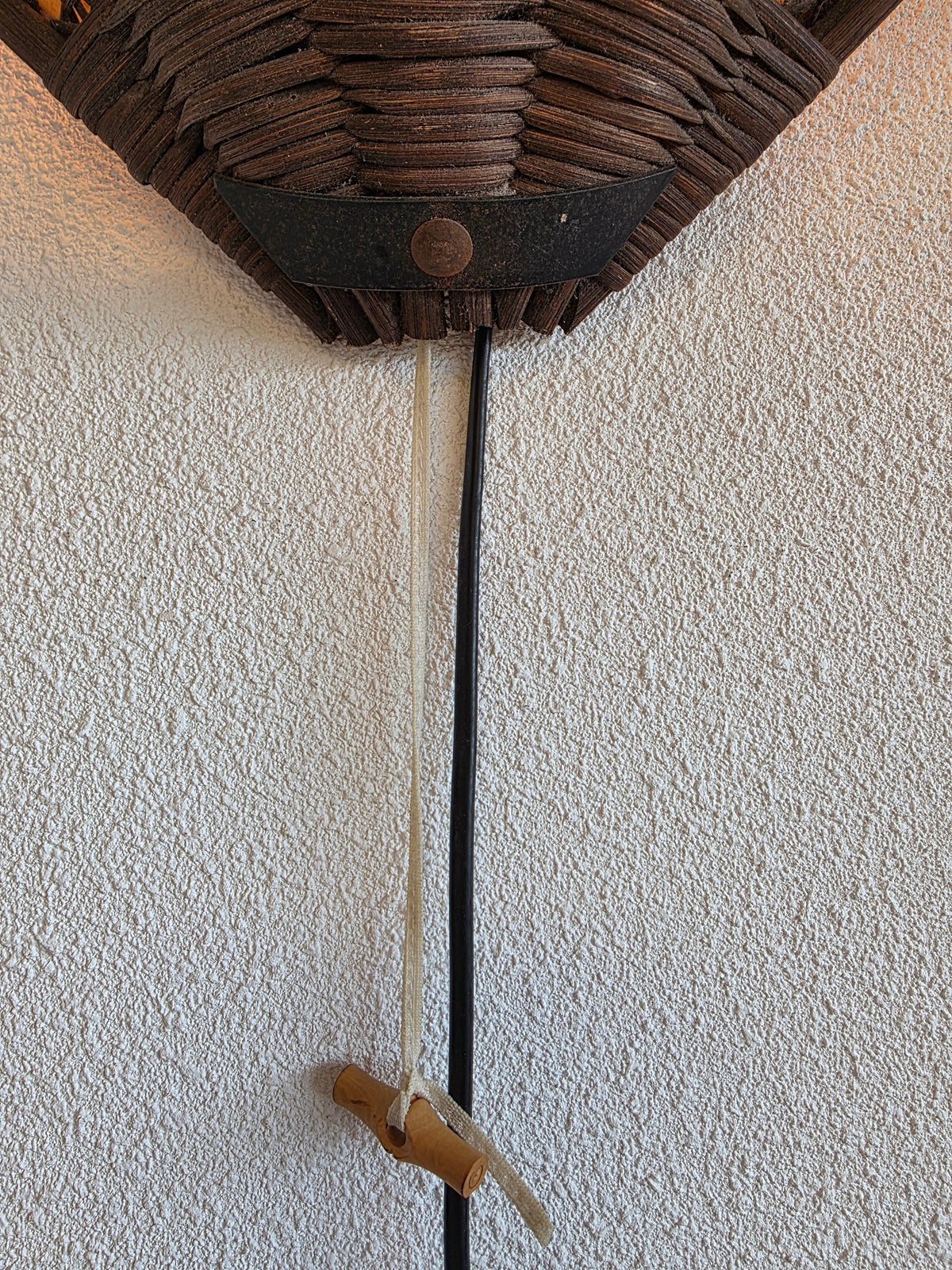 Manou webbing wandlamp jaren 70