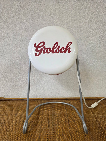 Grolsch tafellamp beugeldop jaren 90