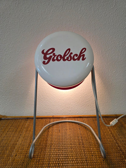 Grolsch tafellamp beugeldop jaren 90
