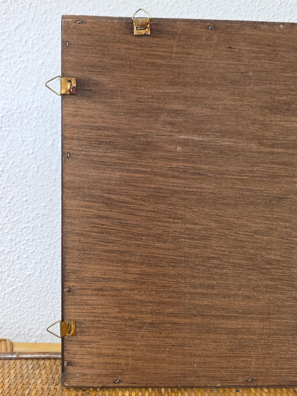 Vintage houten letterbak voor miniaturen en verzameling