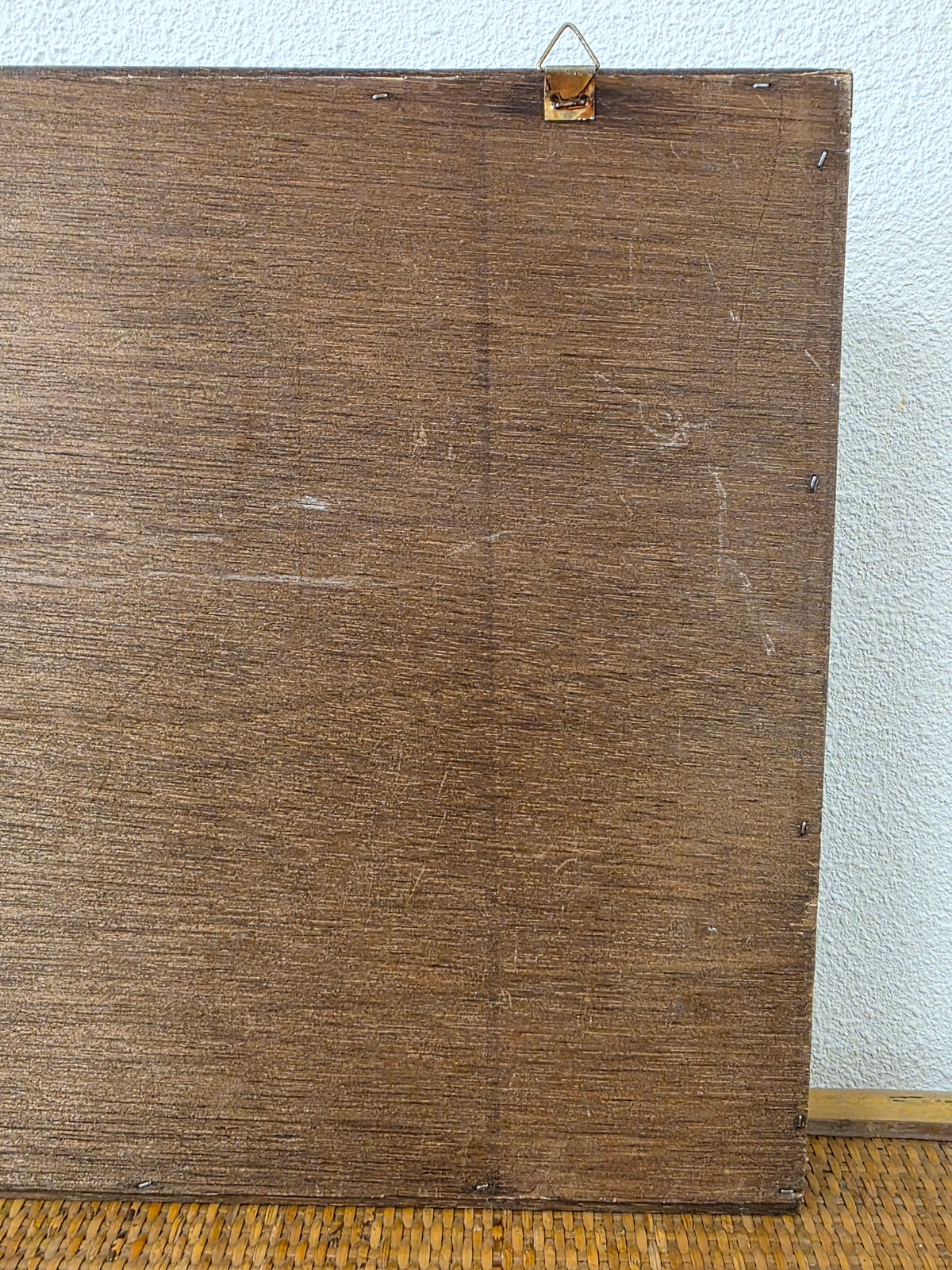 Vintage houten letterbak voor miniaturen en verzameling