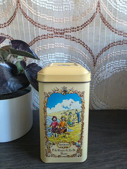 Vintage De Ruijter blik chocoladevlokken puur