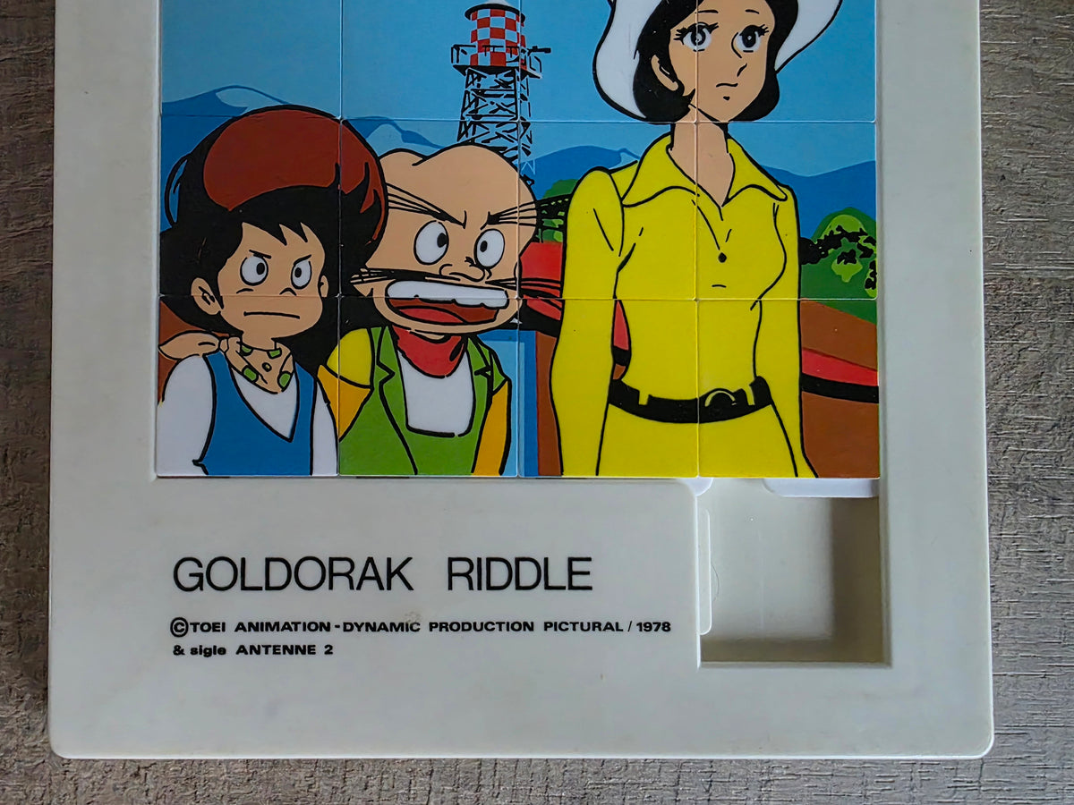 Vintage Goldorak Riddle schuifpuzzel