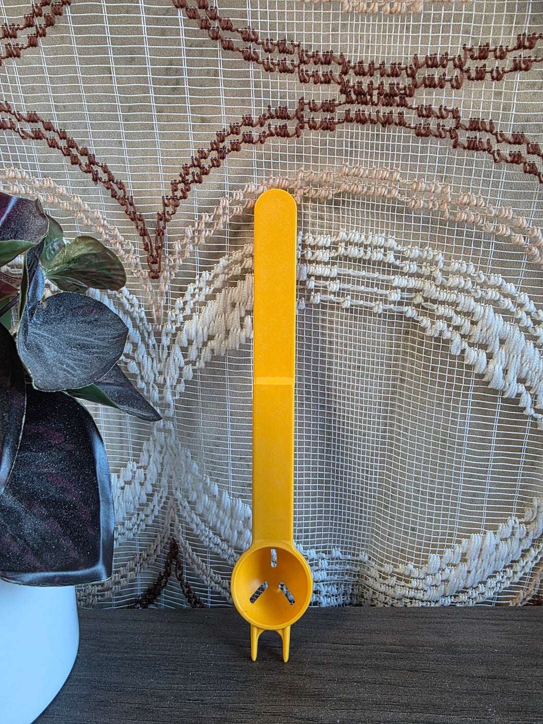 Tupperware oranje zuurkatje lepel