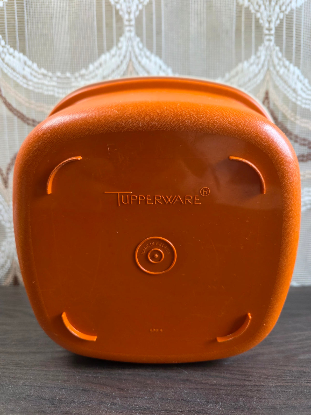Tupperware oranje serveerwonder met vergiet