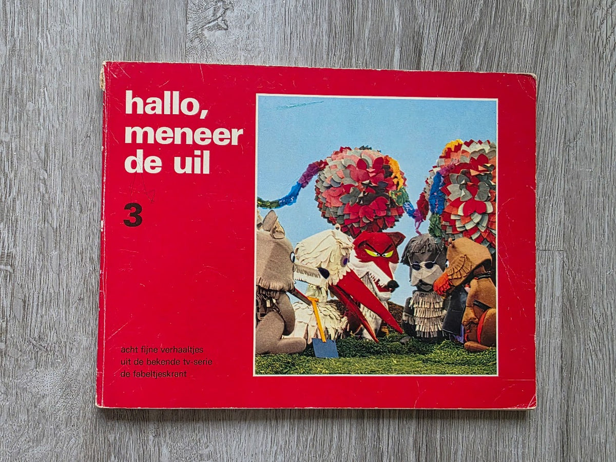Vintage Fabeltjeskrant boek – Hallo, meneer de Uil deel 3