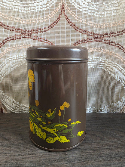 Brabantia Boterbloem koffieblik vintage jaren 70