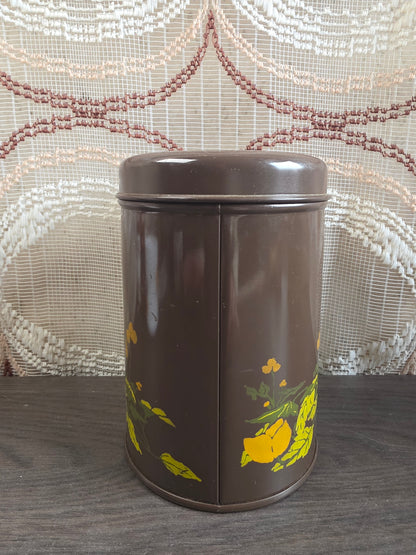 Brabantia Boterbloem koffieblik vintage jaren 70