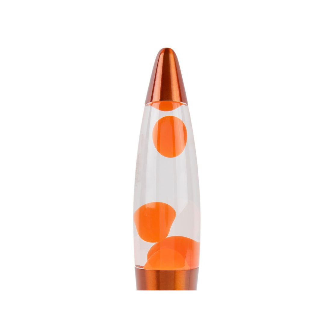 Retro lavalamp Funky Rocket – oranje tafellamp Leitmotiv