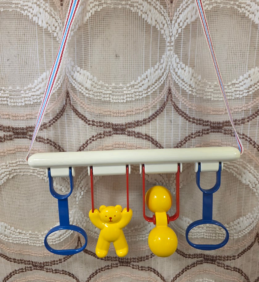 Ambi Toys babygym blauw met beer en rammelaar
