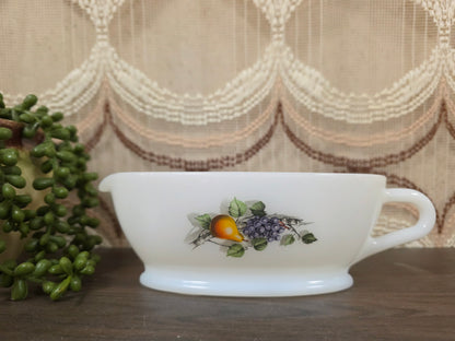 Arcopal sauskom wit met druiven en peer decor