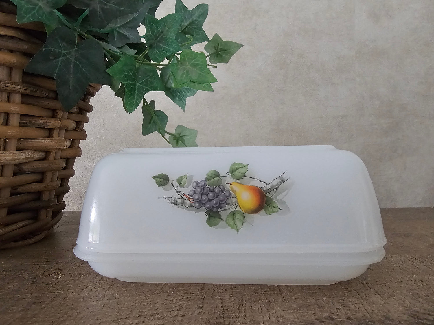 Vintage Arcopal Fruit de France botervloot