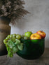 Vintage Arcoroc France groene (fruit) schaal