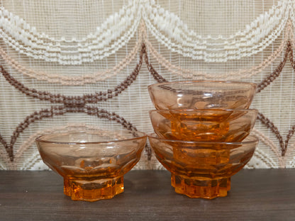 Arcoroc Rosaline roze persglas schaaltjes 5 cm hoog