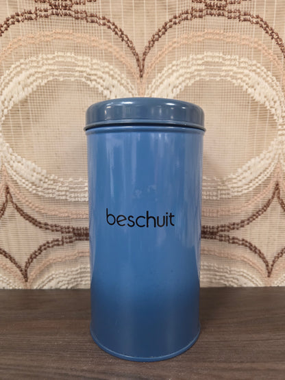 Brabantia beschuit blik blauw