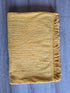 Chenille sprei zachtgeel