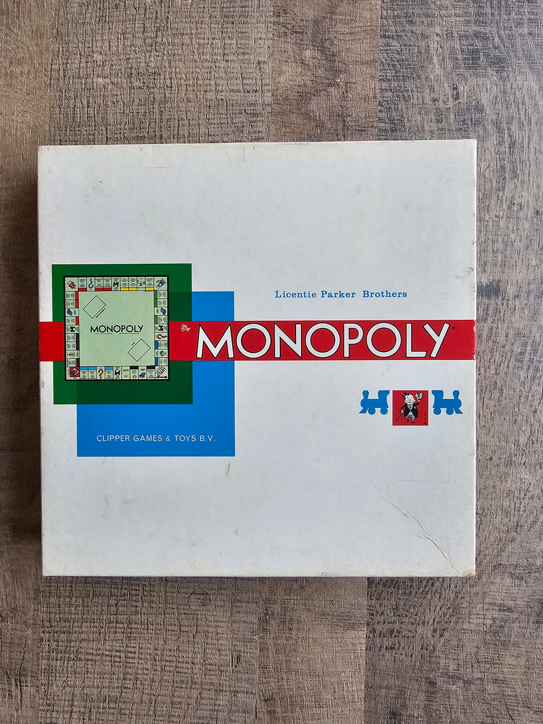 Vintage Monopoly spel Clipper uitgave met guldens