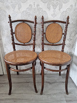 Fischel Thonet bistro stoelen set 2 stuks