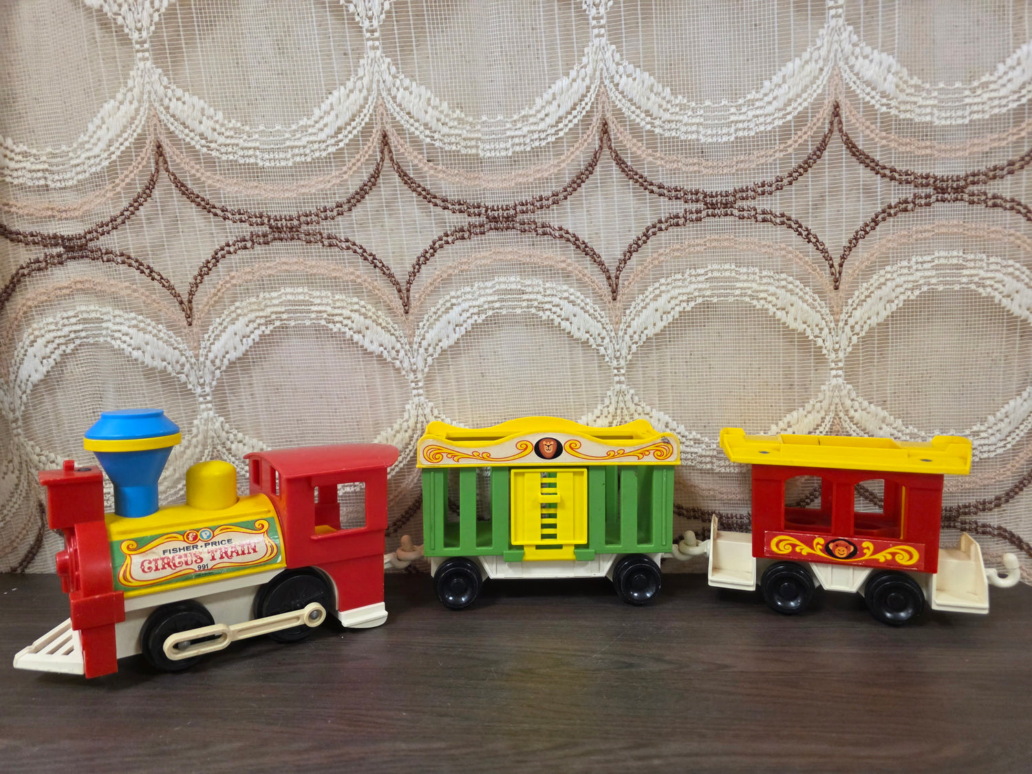Fisher Price vintage circus trein speelgoed