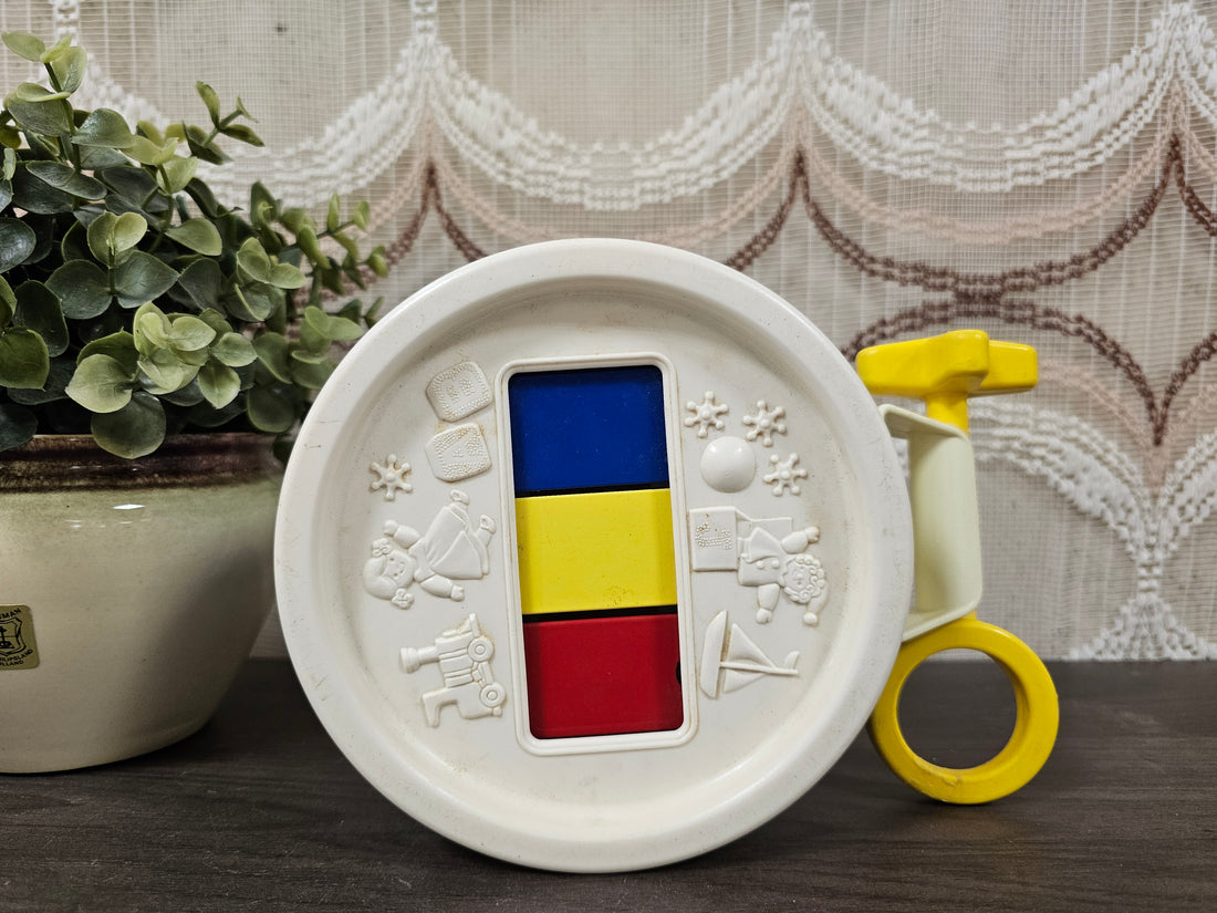 Fisher price speelgoed trommel jaren 70