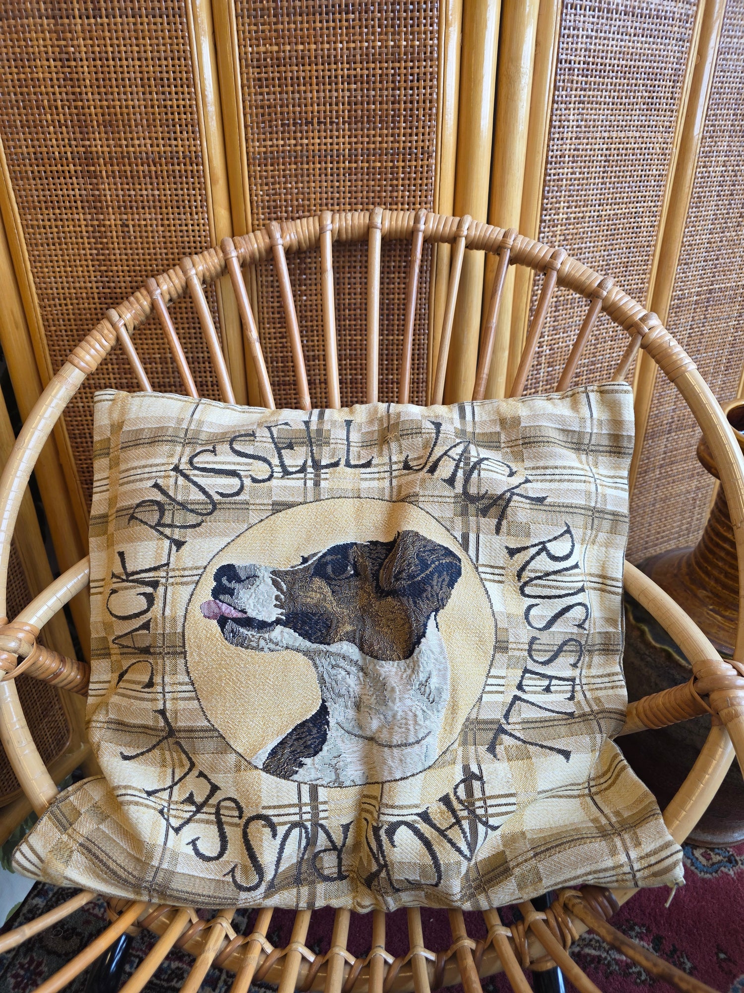 Gobelin kussen Jack Russell hond 40x45