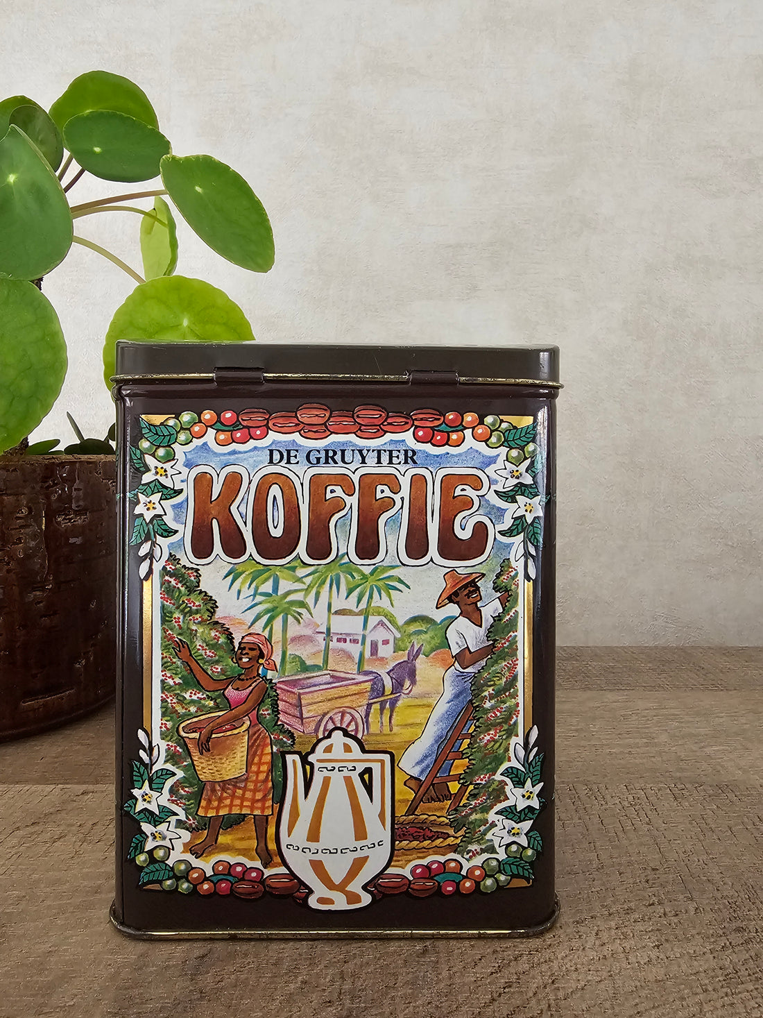 De Gruyter koffie blik bruin