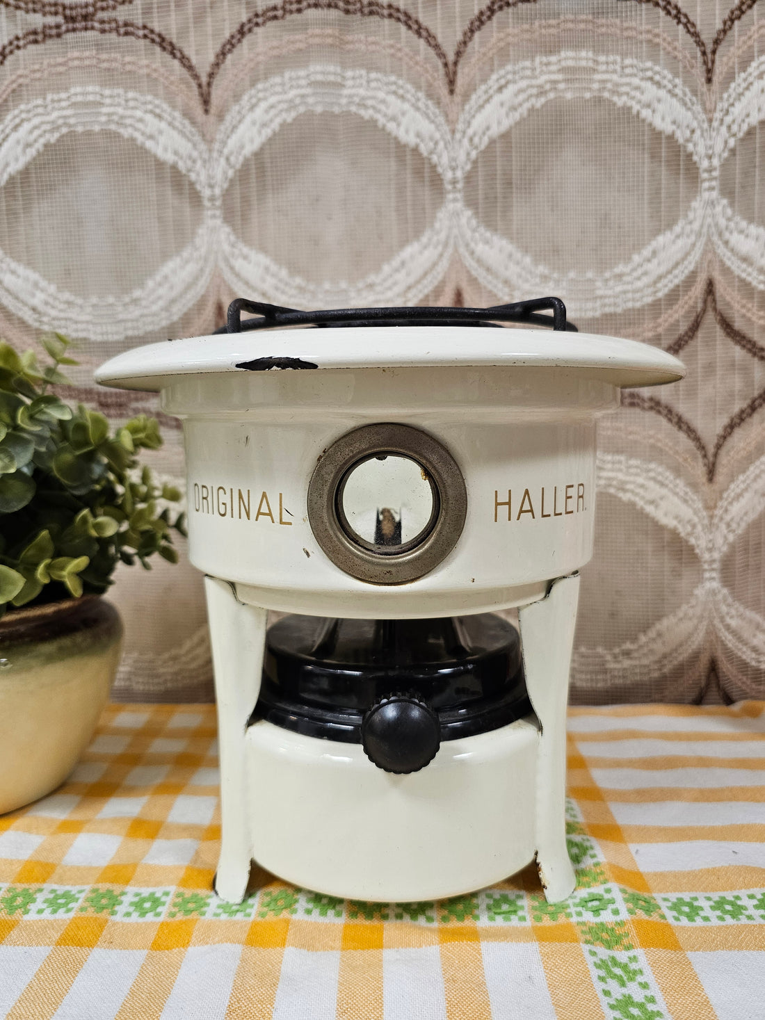 Haller Wit vintage petroleumstel 