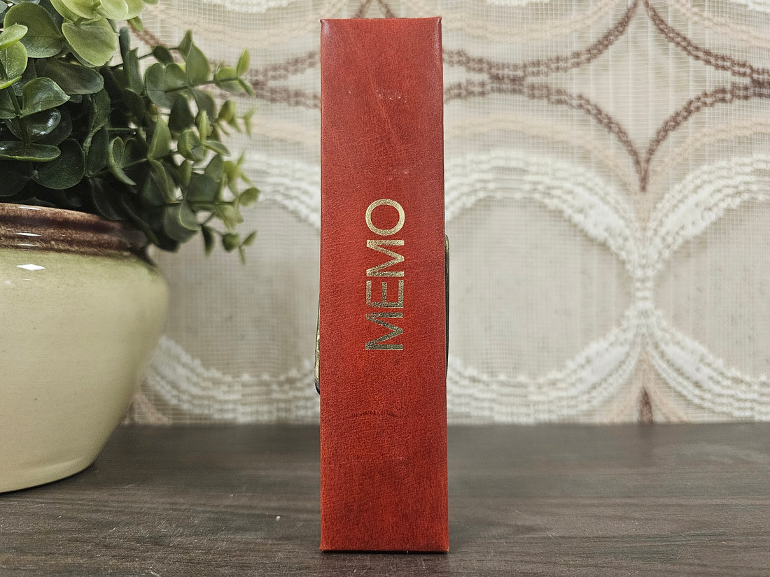 Houten knijper met tekst MEMO, groot formaat 15 cm lang en 3,5 cm breed