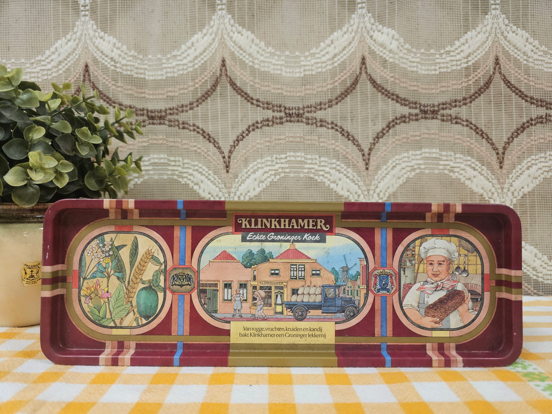 Klinkhamer ontbijtkoekblik vintage blik