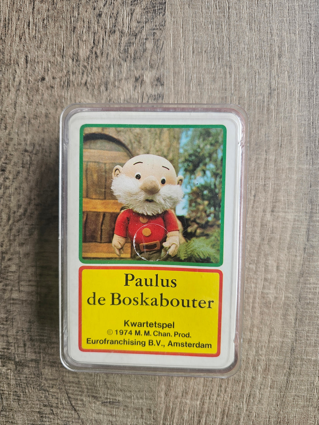 Paulus de Boskabouter kwartetspel uit 1974 met originele doos