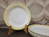 Vintage Petrus Regout ontbijtborden set van 5 met botergele rand