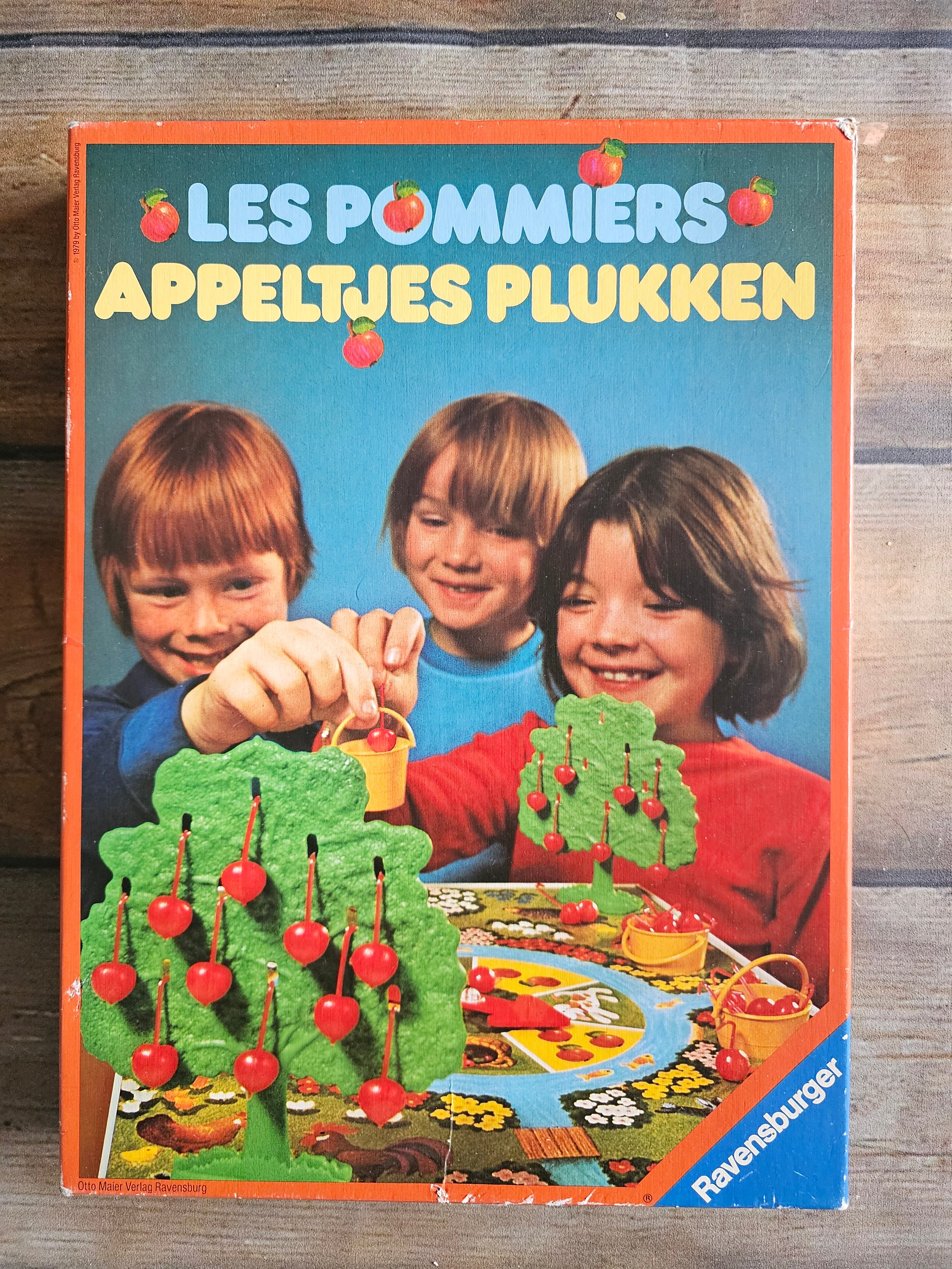 Ravensburger Appeltjes plukken, spel uit de jaren 70